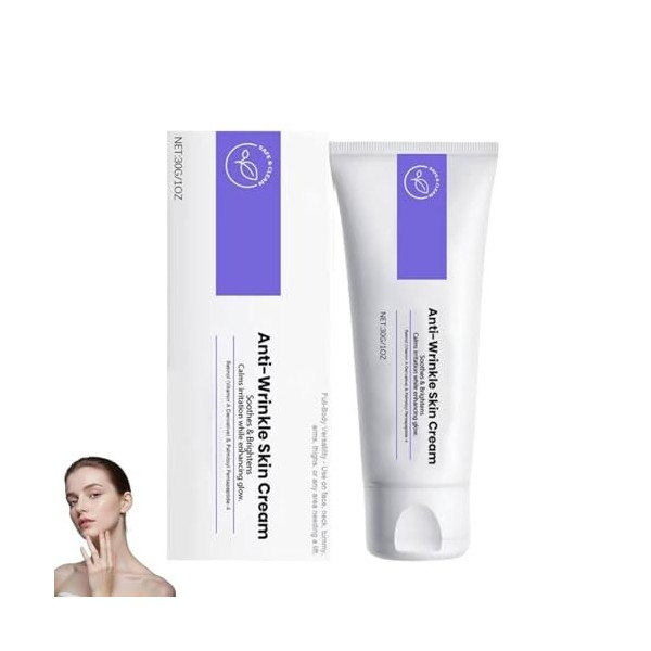 Anti-Rides Puissant Immédiat,Creme Lifting Immediat Visage,élimine Les Rides & Ridules,Effet Lifting Instantané,Combleur De R...