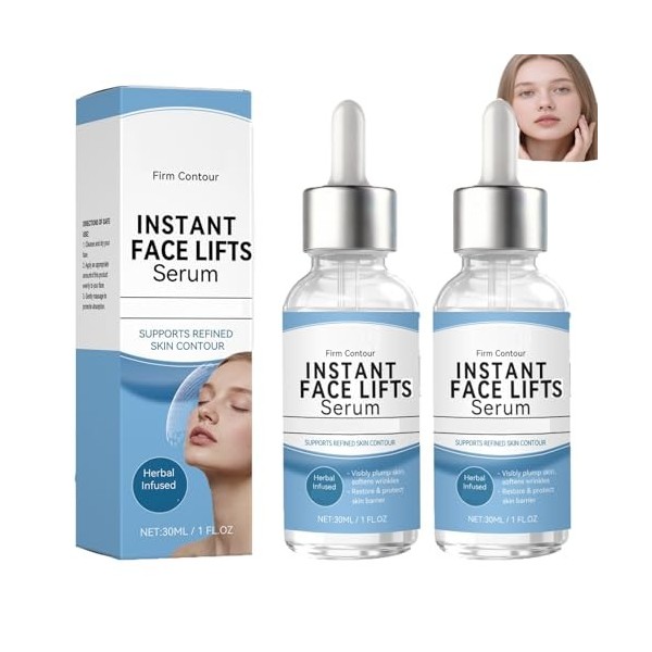 Crème anti-rides instantanée crème raffermissante la peau visage et le cou jour et nuit hydratant raffermissant anti-âge les ...