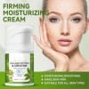 Crème hydratante complexe de peptides au collagène avec rétinol et créatine - Crème raffermissante pour le visage - Crème ant