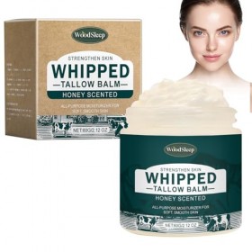 Crème de suif de bœuf, crème hydratante au suif de bœuf, lotion naturelle, baume de suif de bœuf nourri à lherbe, pour les s ...