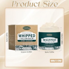 Crème de suif de bœuf, crème hydratante au suif de bœuf, lotion naturelle, baume de suif de bœuf nourri à lherbe, pour les s ...