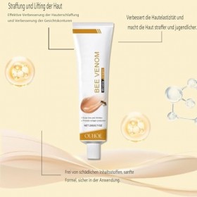 Enrichie en extrait de venin dabeille, cette crème anti-rides hydrate la peau en profondeur et améliore ainsi efficacement l