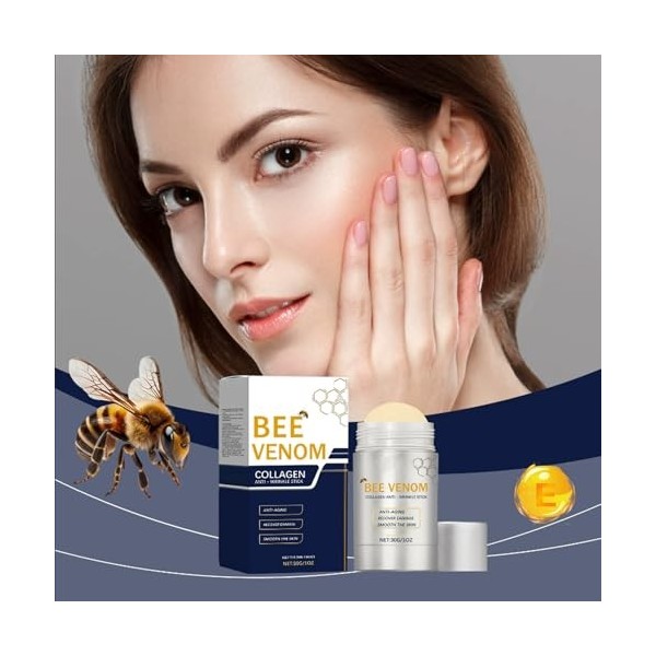 Bâton de collagène anti-rides, bâton de sérum liftant et raffermissant, hydrate et nourrit la peau, restaure lélasticité de