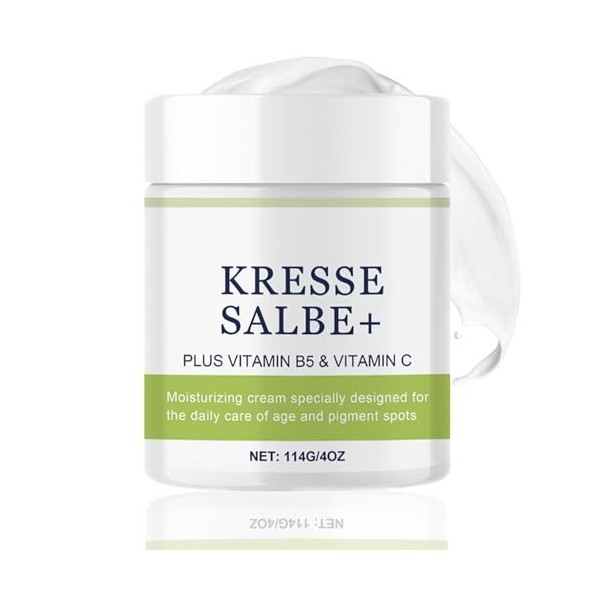 Pommade au cresson Plus - Contre les taches de vieillesse, les taches pigmentaires, les taches de rousseur, les taches sombre