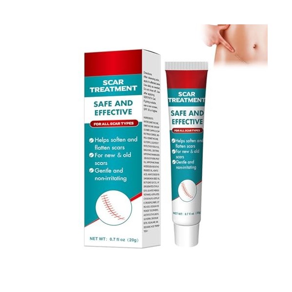 Crème Cicatrice, Crème Anti-Cicatrices, éclaircit Les Cicatrices, Réduit Visible Cicatrices à Partir, La Plupart Types De Cic