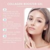 Crème Gel Hydratante Au Collagène, Collagen Lifting Cream, Avec 12 Serviettes Jetables, Gel Hydratant Plump, Gel Soin Anti-âg