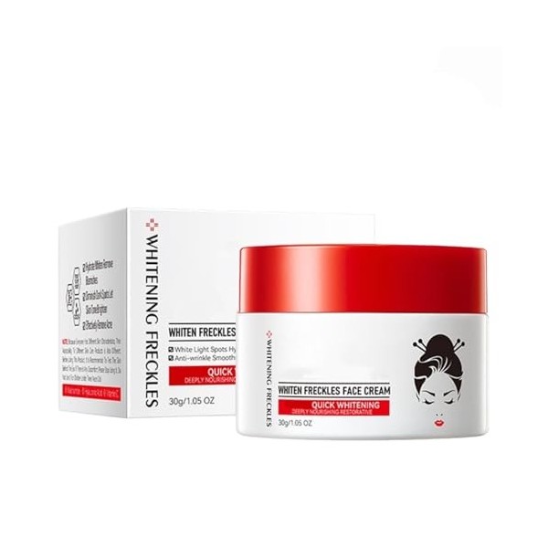 Creme Anti Tache Visage,Creme Eclaircissante Peau Noir Puissant,Anti Tache Brune Visage Efficace,Crèmes Pour Enlever Les Tach...