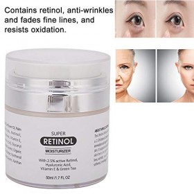 Sonew Crème dextrait de rétinol 50g, crème hydratante anti-âge antioxydante pour le visage revitalisante anti-rides pour hyd