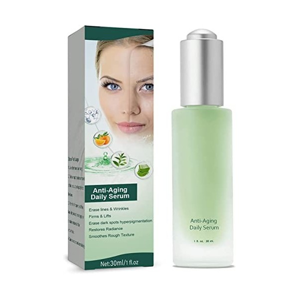 Sérum anti-âge avancé anti-rides profond pour le visage - Sérum hydratant pour le visage - Essence nourrissante - 30 ml 3 pi