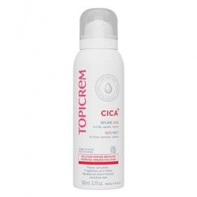 Topicrem - CICA+ Brume SOS - Purifie, Apaise, Répare - Solution Ionisée Brevetée - Visage & Corps, Peaux Irritées & Fragilisé...