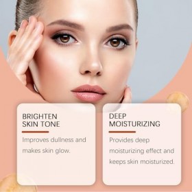 Spilanthes Lot de 2 huiles de visage anti-âge pour une hydratation raffermissante et intense, traitement hydratant pour des r...