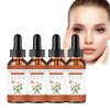 Spilanthes Lot de 2 huiles de visage anti-âge pour une hydratation raffermissante et intense, traitement hydratant pour des r...