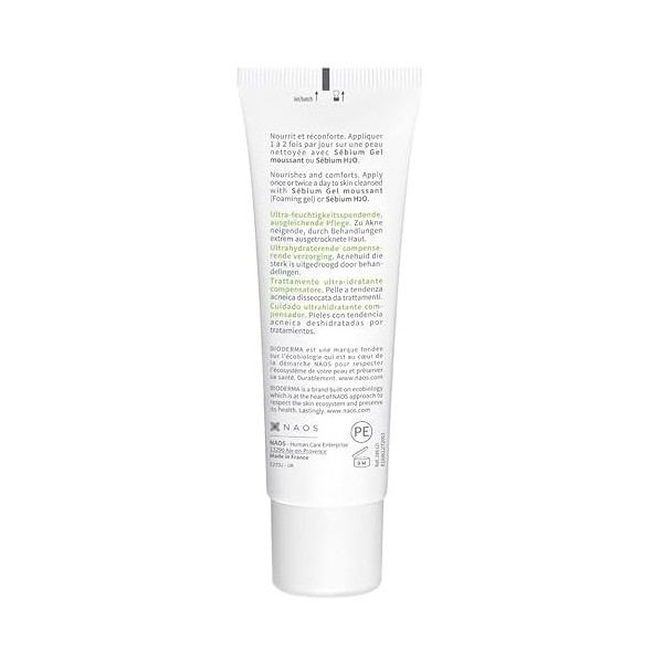 Bioderma Sébium Hydra Soin untra-hydratant compensateur 40ml