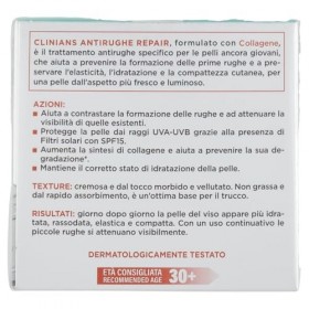 CLINIANS | Traitement Raffermissant Anti-Rides, Dermatologiquement testé, Made in Italy, 50 ml Crème Jour et Nuit