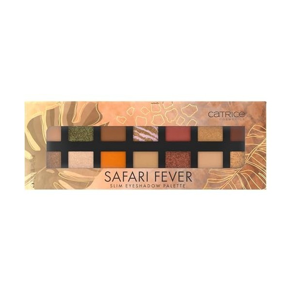 Catrice - Palette Fards à Paupières Safari Fever Slim - 10 Wild Life Crème Jour et Nuit