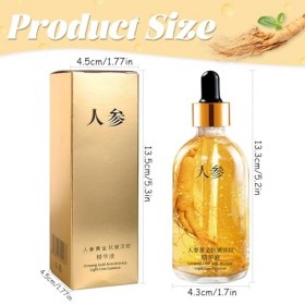 2 Pièces Ginseng Anti-rides Essence Toner, Essence de Ginseng Hydratante, Ginseng Serum, Extrait de Ginseng Eau Essence, Esse