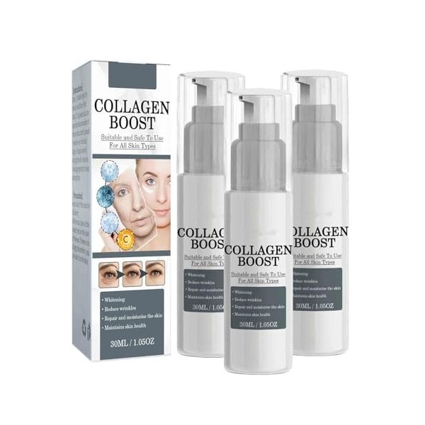 Collagen Boost Sérum anti-âge Collagène Boost Sérum anti-rides Sérum anti-rides Booster de collagène pour le visage avec de l...