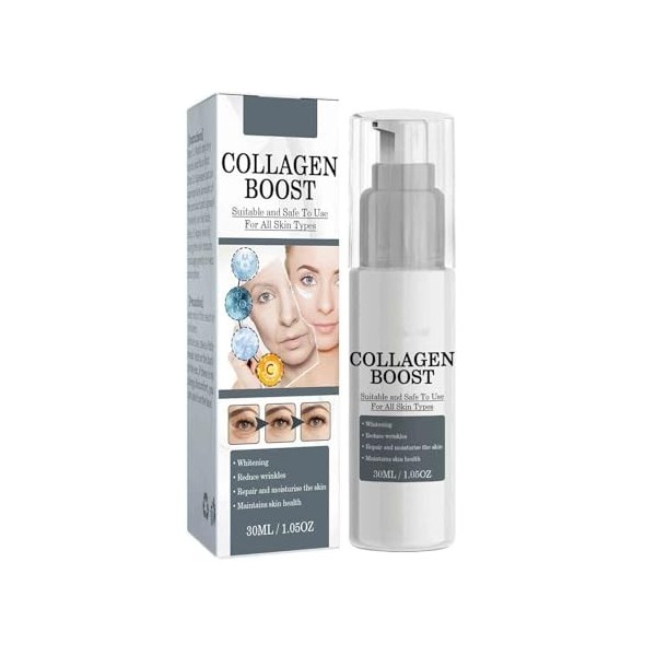 Collagen Boost Sérum anti-âge Collagène Boost Sérum anti-rides Sérum anti-rides Booster de collagène pour le visage avec de l...