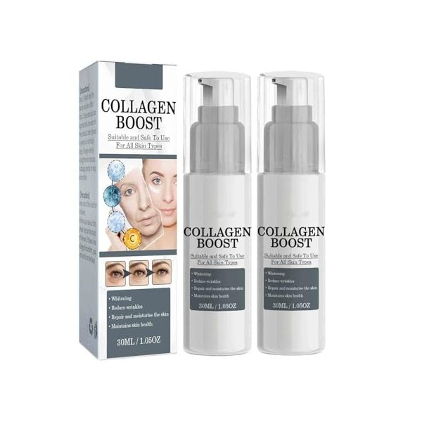 Collagen Boost Sérum anti-âge Collagène Boost Sérum anti-rides Sérum anti-rides Booster de collagène pour le visage avec de l...