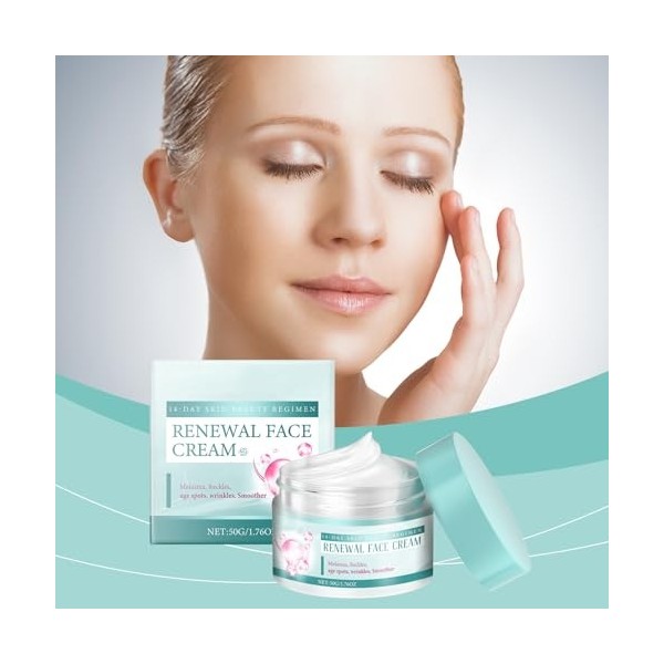 Mikabila 13 Crème Vsage Anti-rides,Crème Visage Anti-Rides Nuit Naturelle et Bio,Soin Anti-Âge Hydratant & Raffermissant,Cr