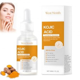 Sérum Correcteur Taches Curcuma, Turmeric Corrector Serum, Sérum Anti-Oxydant au Curcuma,Réparateur au Curcuma Naturel,Sérum 