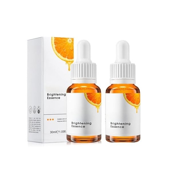 Sérum Vitamine C, Une Formule Puissante et Avancée, Hydrate, Éclaircit, Raffermit la Peau, Anti-âge, Anti-rides et Anti-tache