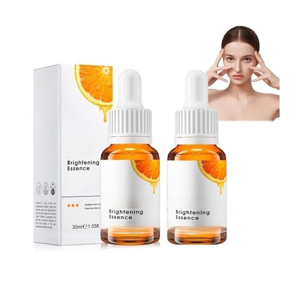 Sérum Vitamine C, Une Formule Puissante et Avancée, Hydrate, Éclaircit, Raffermit la Peau, Anti-âge, Anti-rides et Anti-tache