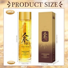 Ginseng Lot de 2 sérums anti-rides au ginseng Polypeptide Essence anti-âge, peptide anti-rides, sérum de ginseng, 120 ml, soi
