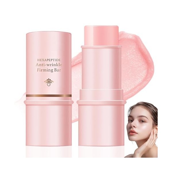 2 Pièces Baume Anti-âge, Anti-âge Tout-En-Un Au Collagène, Stick Sérum Anti Ridés Raffermissant Pour La Peau, Base De Maquill