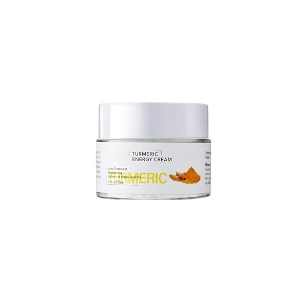 Hinapan Curcuma Crème, Crème Visage au Curcuma pour Teint Éclatant, Atténue Rides et Taches Pigmentaire, Unifie le Teint et R