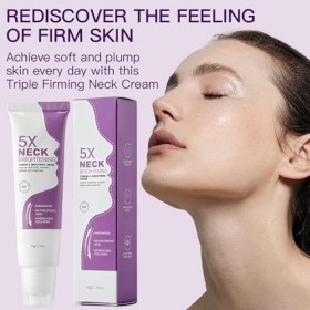 5x Crème Pour Le Cou Lifting,Crème Hydratante Pour Le Cou, Hydratante Anti-âge Pour Le Cou Pour Resserrer La Peau Affaissée,P