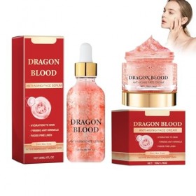 Wonsters Crème au sang de dragon, 30ml de sérum anti-rides au sang de dragon et 50g de crème hydratante au sang de dragon, Cr