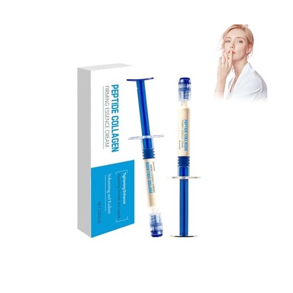 Polypeptide Collagen Elastic Essence Cream, Micro-Molecular Collagen Anti-Wrinkle Lotion Sink, Moistening Firming Up for Face