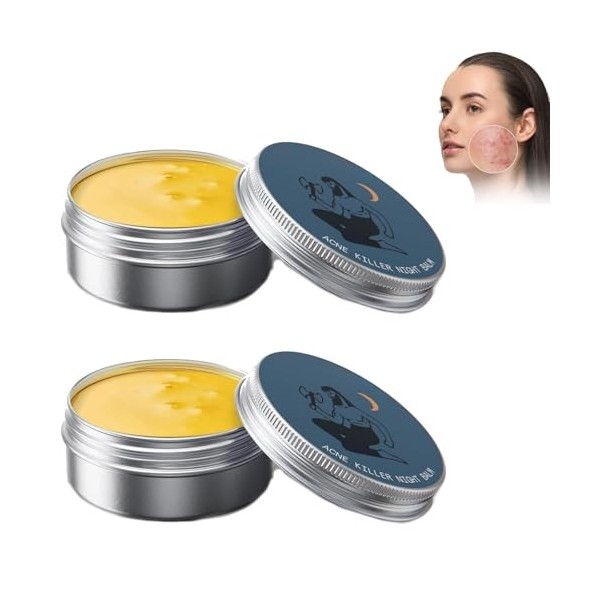 Organics Acne Balm,Redness Relief Balm,Gentle Acne Face Cream, Hydratant contre lacné, Hydratant réparateur pour la peau, Cr