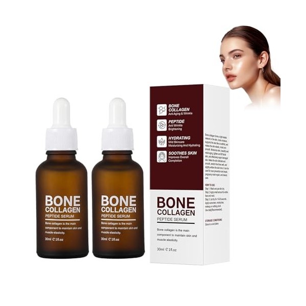 Sérum de collagène osseux, sérum de collagène hydrolysat Pro Portion, sérum anti-rides, anti-âge, peau du visage blanche, por