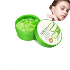 Dyceittdia Gel daloe vera, 300g gel naturel daloe vera, Apaisant et Nourrissant, pour le Visage, le corps et les zones brûl