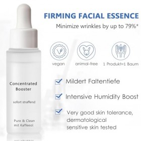 Sérum concentré pour le visage - 30 ml - Raffermissement instantané - Sérum à lacide hyaluronique - pour les yeux et les soi
