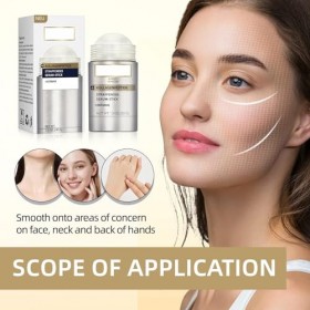 Stick Sérum Fermeté Aux Collagène Peptide - Sérum Raffermissant à La Rétinol Avancé, Stick Anti-âge Pour Visage Et Cou, Lisse