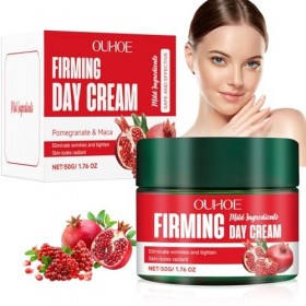 Crème de Jour Raffermissante Grenade, Creme anti rides femme, Creme hydratante visage, Creme de jour anti rides femme, Réduit