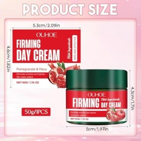 Crème de Jour Raffermissante Grenade, Creme anti rides femme, Creme hydratante visage, Creme de jour anti rides femme, Réduit