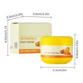 Hppsctink Crème pour le visage au curcuma, 50g Crème hydratante pour le visage au curcuma, Hydratation et soin en douceur, Cr
