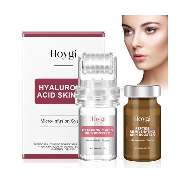 Sérum anti-âge pour le visage avec ensemble de sérums à lacide hyaluronique, sérum pour le visage pour une peau lisse pour t