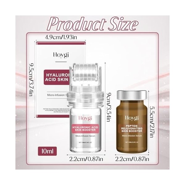 Sérum anti-âge pour le visage avec ensemble de sérums à lacide hyaluronique, sérum pour le visage pour une peau lisse pour t