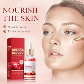 Sérum Et Crème Anti-âge Au Sang De Dragon – Traitement Intensif Pour Réduire Les Rides, Raffermir Et Repulper La Peau, Pour U