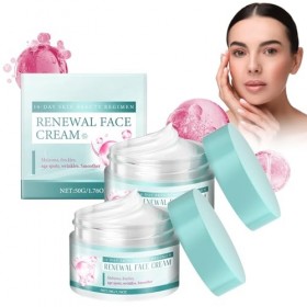 Dyceittdia 2pcs Crème Hydratante, Crème Hydratante au Collagène, Réparation de la peau du visage, Hydratation et éclat, 2pcs*