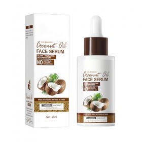 Hinapan Sérum Visage Nutrition Intense à lHuile de Coco Vierge, Soin Hydratant et Raffermissant Anti-Âge, Effet Repulpant, P