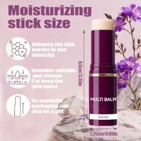 QOCUILC Hydratant Multi Balm Stick,Moisturising Balm Stick,Hydratant Pour les soins du visage,miracle balm,raffermissement de