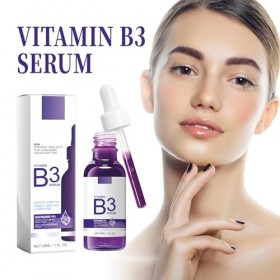 2 Pièces B3 Sérum de Boxiatil |Essence B3 Facial à la Niacinamide | Raffermissant et Sérum Anti-âge | Pour Réduire les Pores 