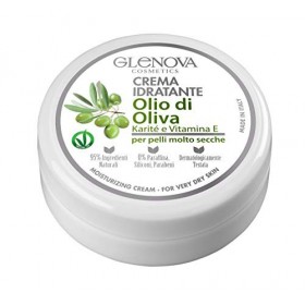 Glenova Crème hydratante à lhuile dolive avec karité et vitamine E – pour peaux très sèches