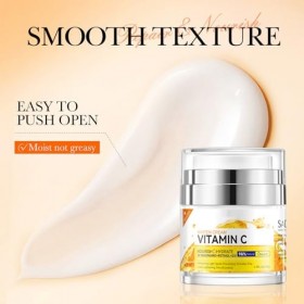 Crème blanchissante, crème vitaminée, crème éclaircissante à la vitamine C, crème anti-taches de rousseur, crème de nuit hydr